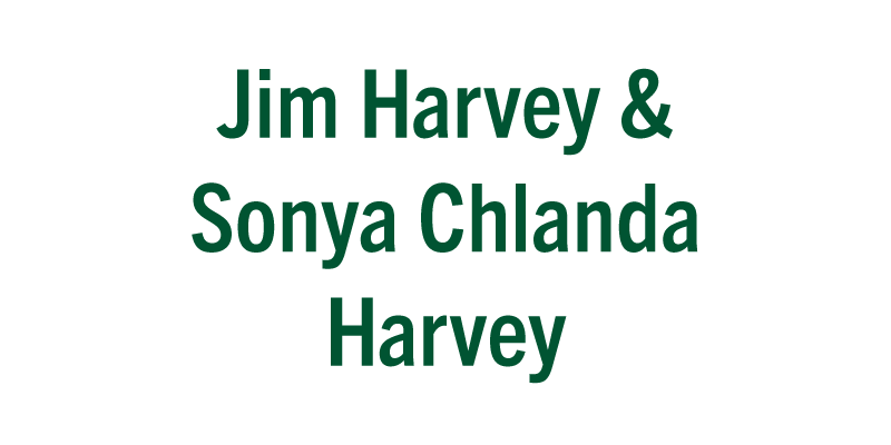 Jim Harvey & Sonya Chlanda Harvey